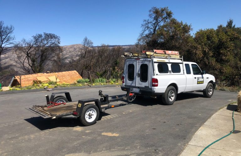 Photo of solar panels being installed